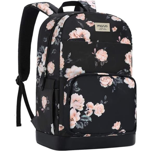 15.6-16 inch Laptop Backpack for Women, Anti-Theft Stylish & USB Charging Port
